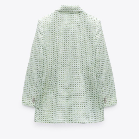 Zara textured plaid blazer - Picture 10 of 11